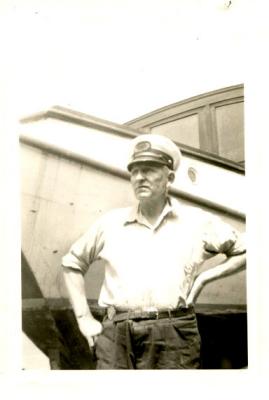 Pa in his Harbor Master Hat June 1942