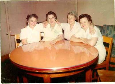 Hull Memorial School cafeteria ladies