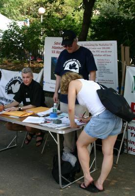 Veterans Group Protest Closing Veterans Hospital