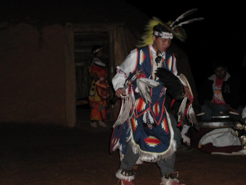 Navajo Indianer Traditioneller Tanz am Abend