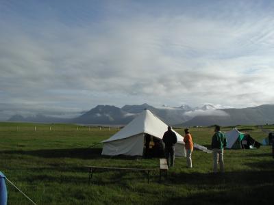 Tents at Skaftafell-area