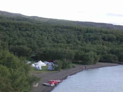 Camping-site at Icelands largest forrest-area