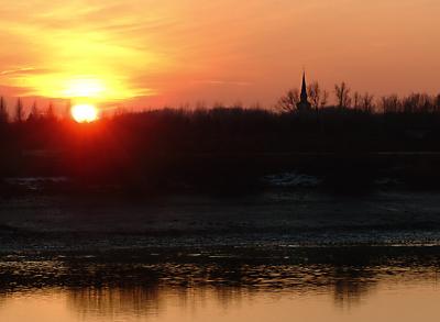 Rupel sunset