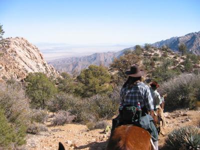 Heading towards desert lookout