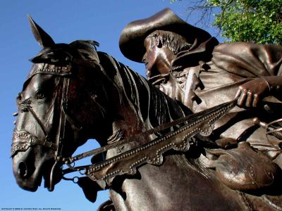 Horseman (Sculpture in Santa Fe, NM)
