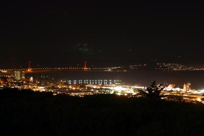 City at night from Coit Tower