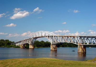 Bridge Overlooking Lake Champlain