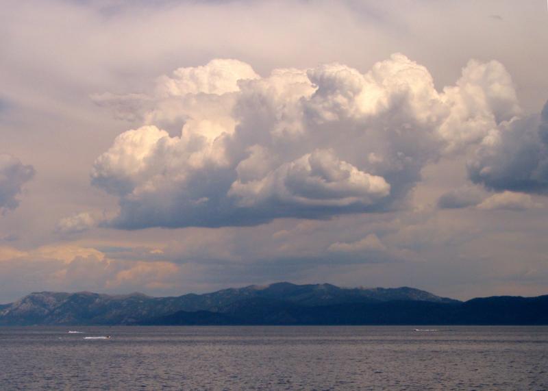 The usual afternoon thunderstorm