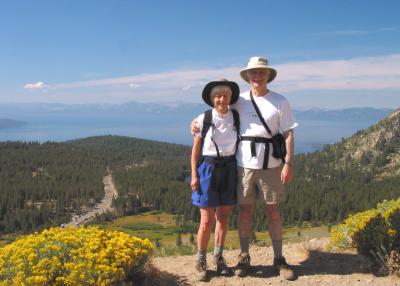 We entered Nevada and hiked towards Mt. Rose.