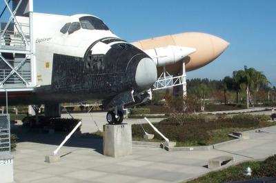 Display Mockup of Space Shuttle