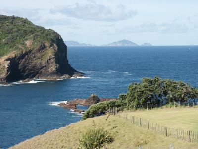 Tutukaka harbour entrance - Poor Knights Islands in the distance