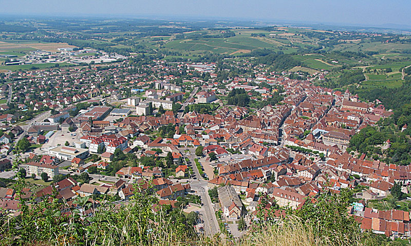 Poligny - Aerial view 3