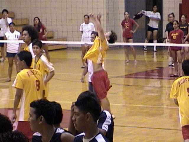 Farrington vs. Roosevelt Game--Warm up sets