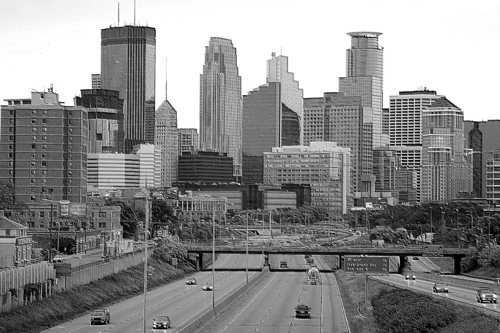 Downtown Minneapolis - effect