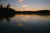 Sunset on the lake