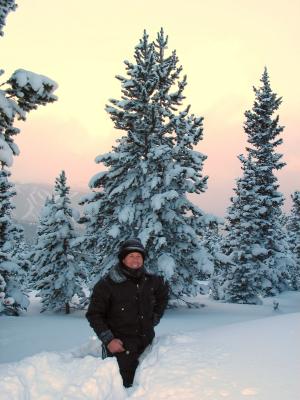 more Scott in snow