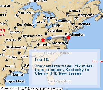 Leg 18 - Prospect, KY to Cherry Hill, NJ