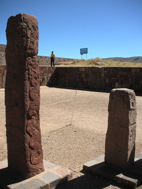 Monoliths in the Semi-subterranean Temple
