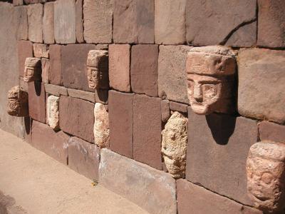 Lots of carved faces