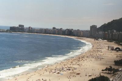 A Praia Copacabana, Rio