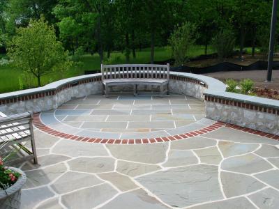 radius entry patio