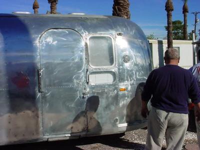 The airstream and Curtis