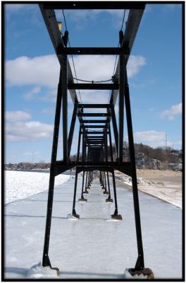 Standing CatwalkLake Michigan Pier