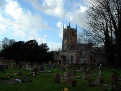 Graveyard and Church