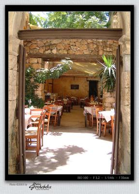Typical Chania restaurant