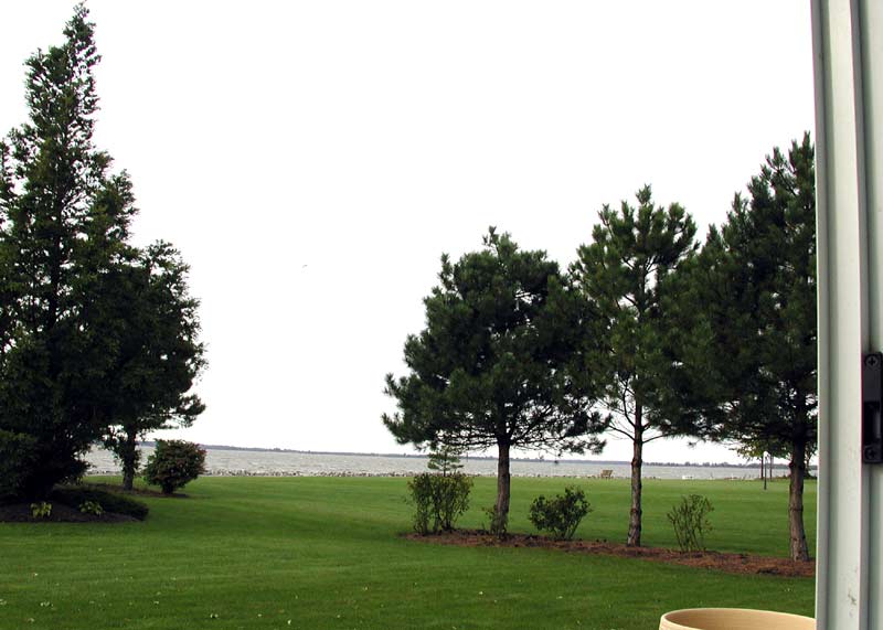 Day, a little overcast, West-Southwest