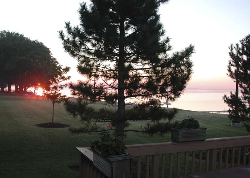 Sunrise, East-Southeast