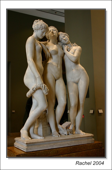 The art in Le Louvre museum, Paris