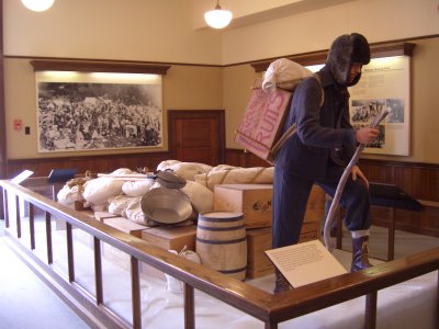 The gear that one miner had to have to gain entrance into Canada.