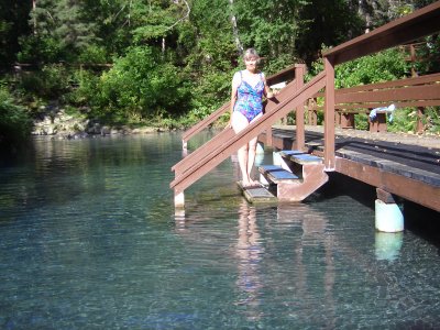 Went to the lower pool at Liard Hot Springs.