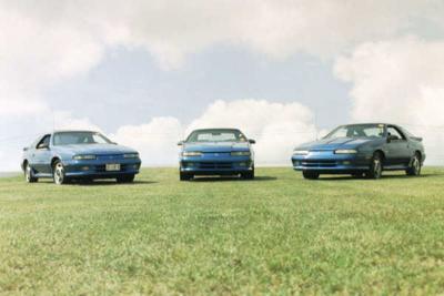 Triple Blue Iroc R/T's; 3 of the 8 Blue Iroc R/T's sold in U.S., in one place. 3 of 10 when including Exports.