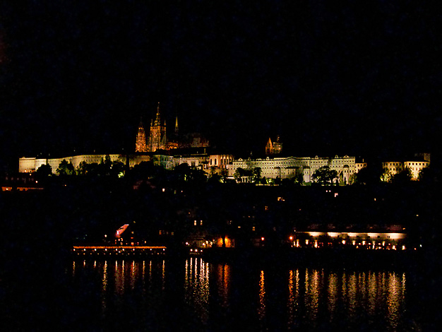 Castle at night