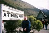 Arthurs Pass (yes I am cold! used to 35 degrees)