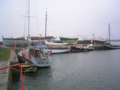 Some sail boats moored in Kinvara