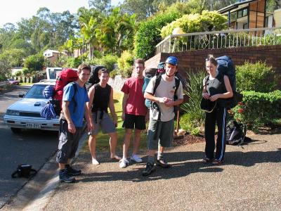 The crew about to head out