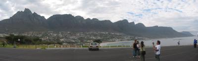 The 12 Apostles Peak and the Devil's Peak on far left
