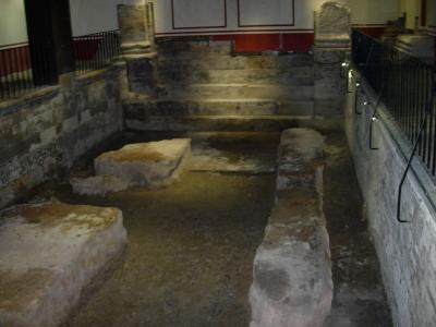This used to be the sauna room for the baths.