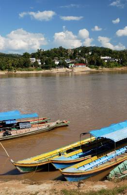 View of Houay Xai, Laos from Chiang Khong