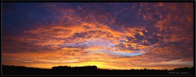 Wisconsin sunrise panorama