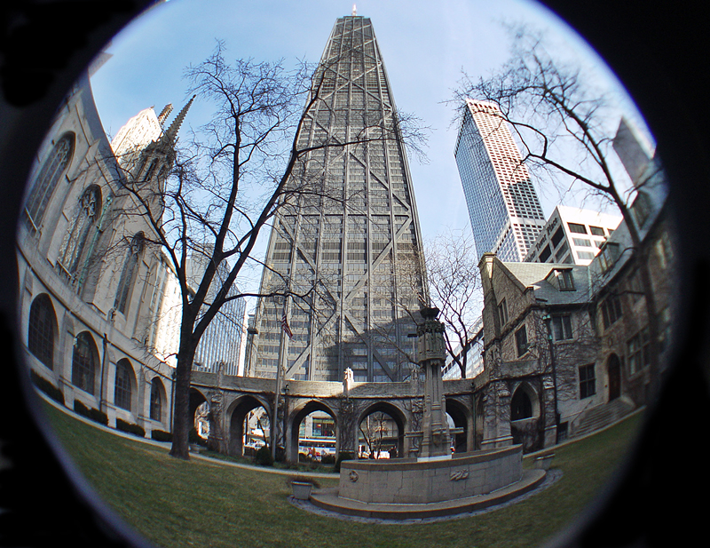 Fourth Presbyterian and Neighbor by W.C.