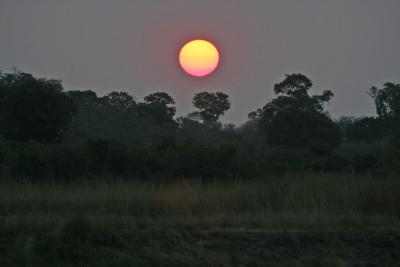 Our last sunset in the North Luangwa