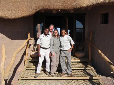 With our guides and staff