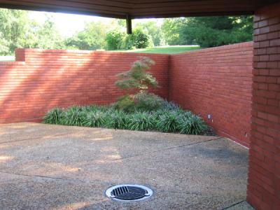 Carport area.