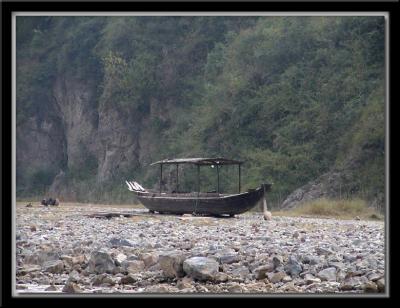 Boat & Rocks