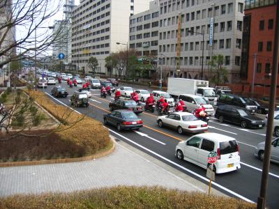 Santa Claus motorcycle gang