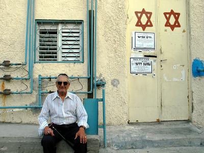 In Front Of The Synagogue